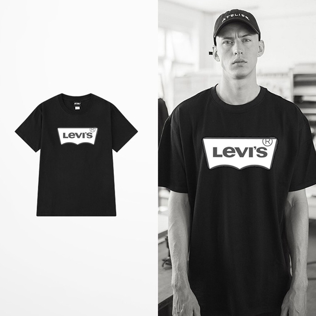 ÁO THUN PHẢN QUANG LEVIS ĐỦ SIZE MÀU ĐEN ,TRẮNG