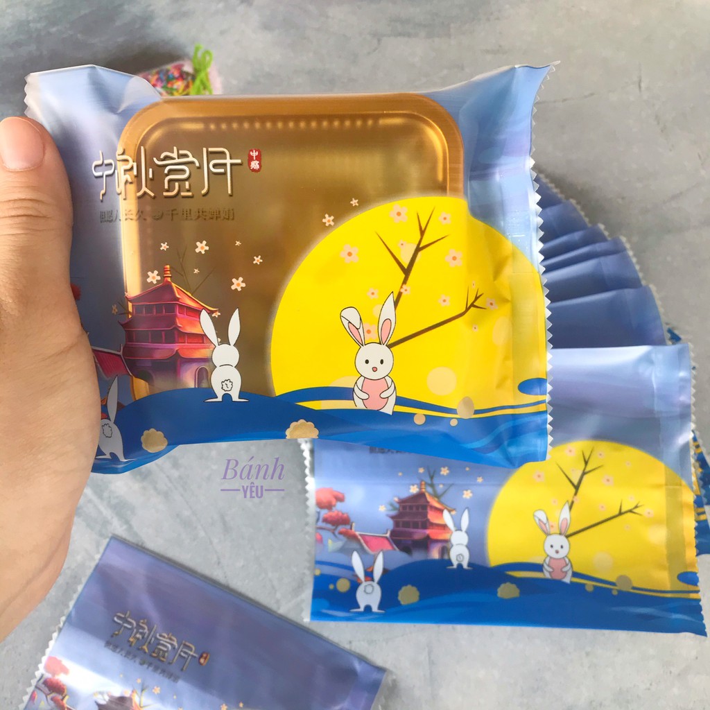 Bộ 10 túi ép đựng bánh trung thu tùy chọn mẫu
