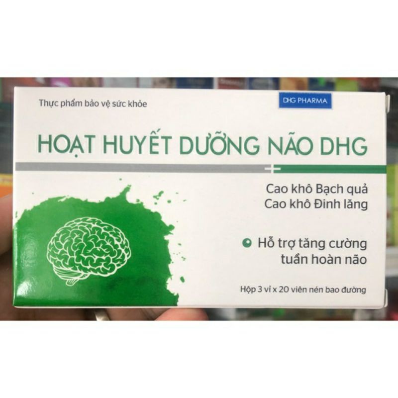 Hoạt huyết dưỡng nào DHG ⚡ CAM KẾT CHÍNH HÃNG ⚡ Tăng cường tuần hoàn máu não, Phục hồi các chức năng sau tai biến