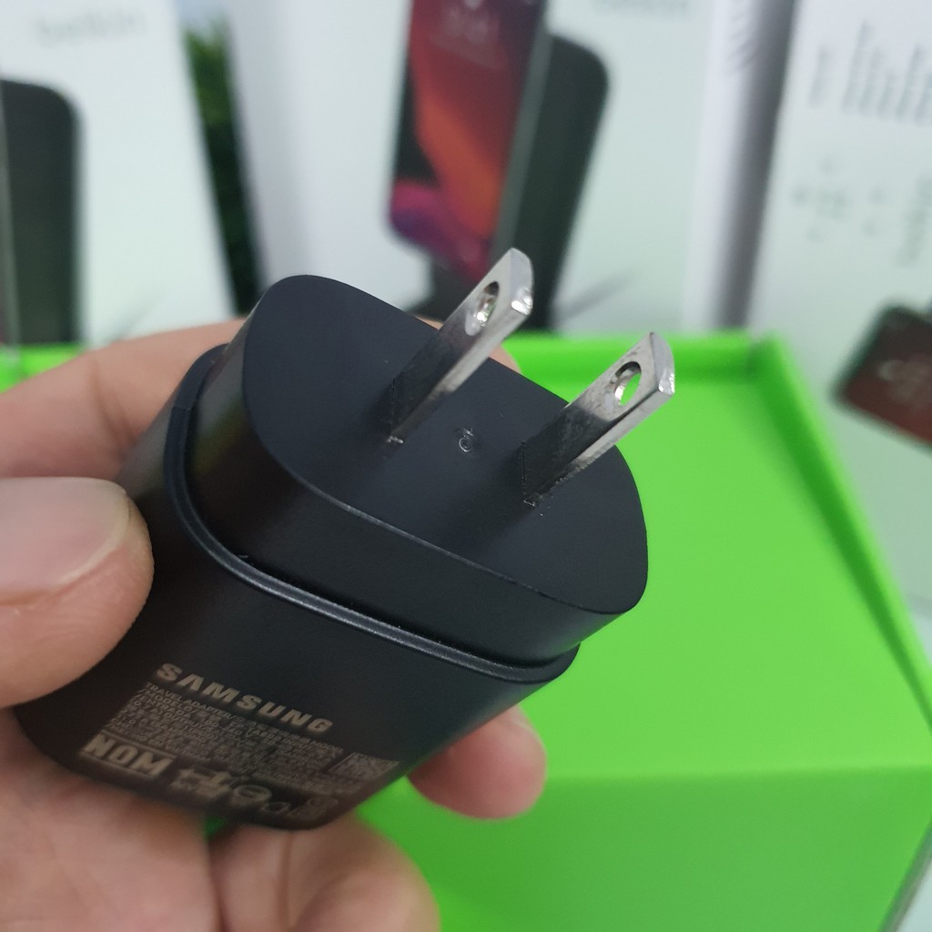 Bộ Sạc Siêu Nhanh 25W Chân Dẹt, Chính Hãng Samsung, Dùng Cho Seri Máy Note 10 - S21 Ultra, Bảo Hành 12 Tháng
