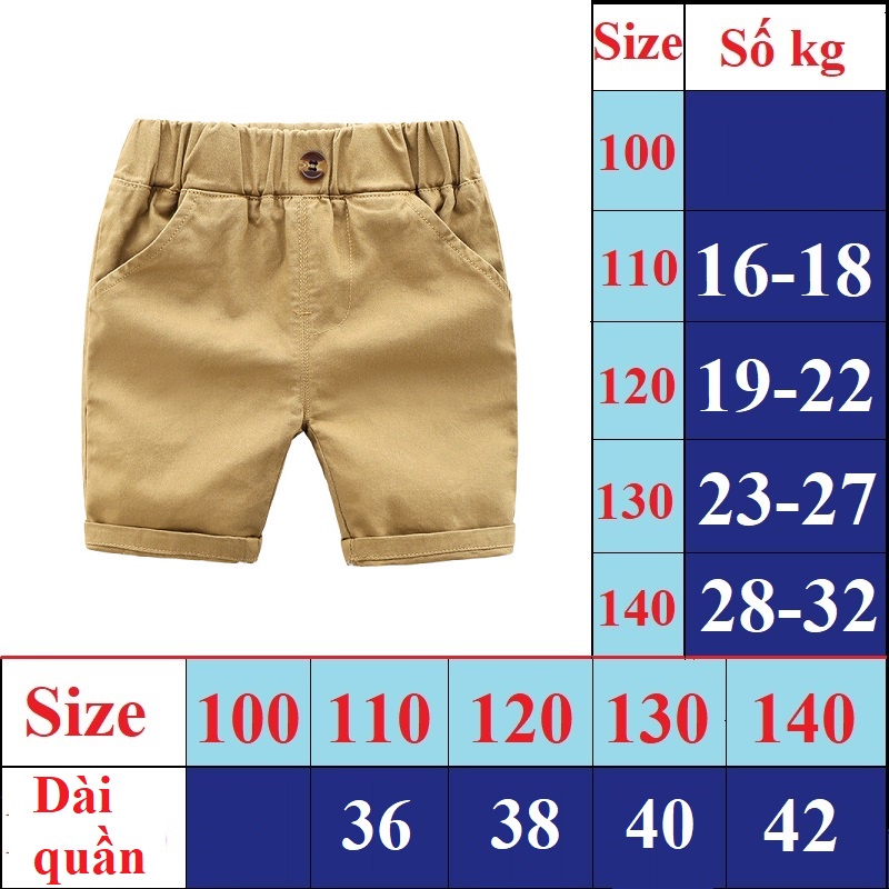 Quần kaki bé trai size đại hàn quốc thời trang trẻ em từ 2 đến 10 tuổi - Hãng 27KIDS