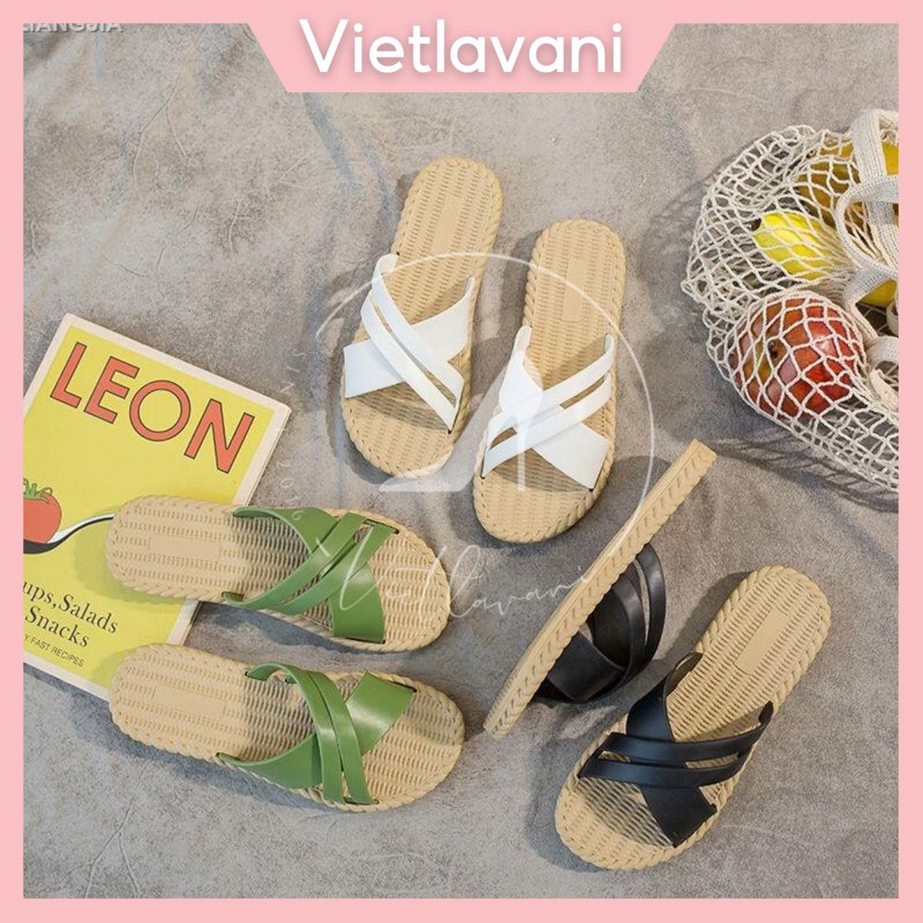 Sandal Đế Nhựa Giả Cói Siêu Êm Chân THD19