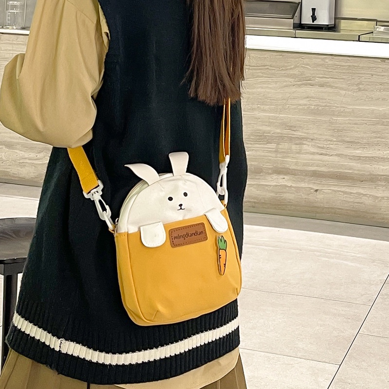 Túi Đeo Chéo Hình Thỏ Dễ Thương Đựng Điện Thoại Dành Cho Nữ