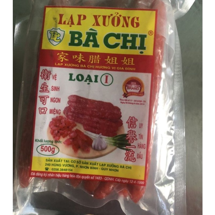 500g Lạp Xưởng Bà Chị loại 1