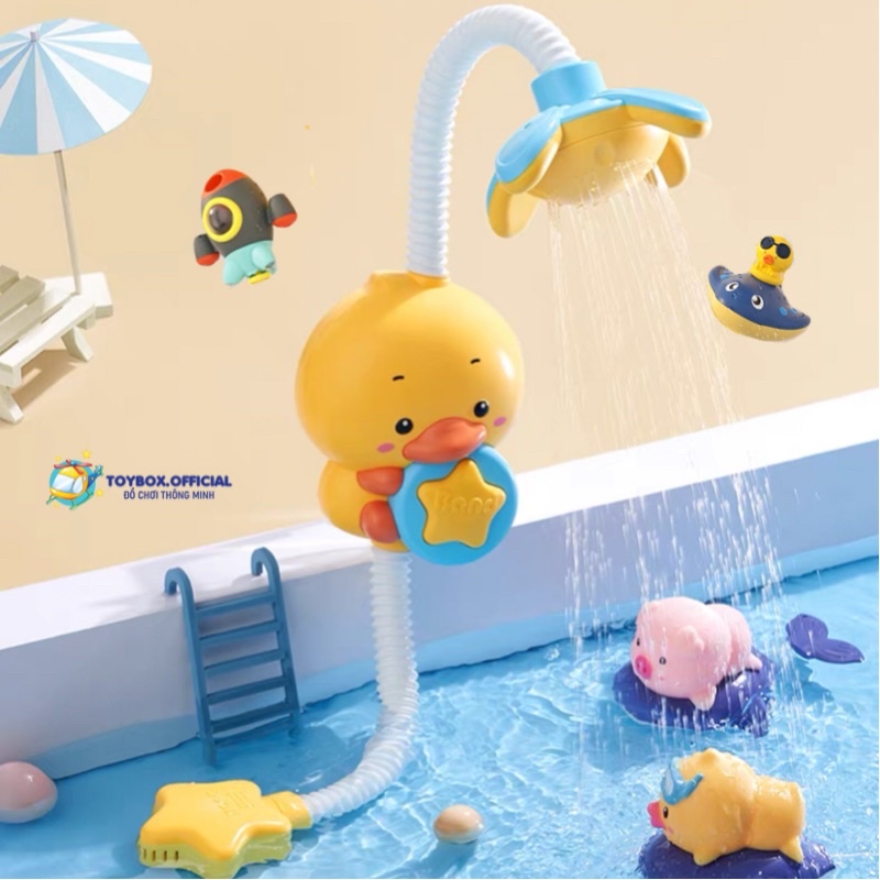 Đồ Chơi Vịt Phun Nước, Đồ Chơi Nhà Tắm Vòi Sen Vịt. Vòi sen tắm cho bé