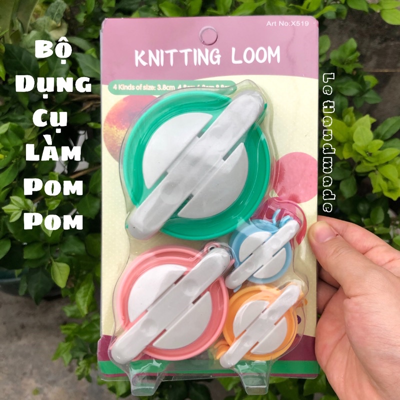Dụng cụ làm pompom
