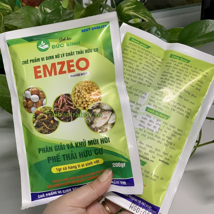 Chế phẩm vi sinh EMZEO xử lý chất thải – gói 200g