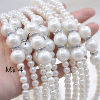 B53 Bờm tóc giả ngọc trai nhân tạo
