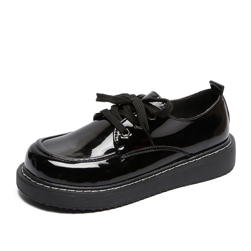 Giày Da Mũi Tròn Phong Cách Hàn Quốc 2021 Cho Nữ | BigBuy360 - bigbuy360.vn