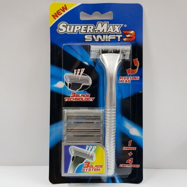 Dao cạo 3 lưỡi super-max swift 3 AT282