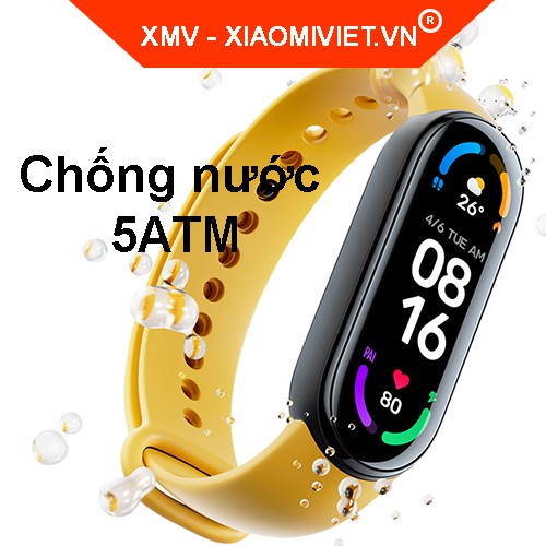 Vòng đeo tay Xiaomi Mi Band 6 - Bản quốc tế | Hàng chính hãng | BH 12 tháng