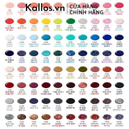 Sơn Móng Hàn Quốc Innisfree Real Color Nail - Kallos Vietnam