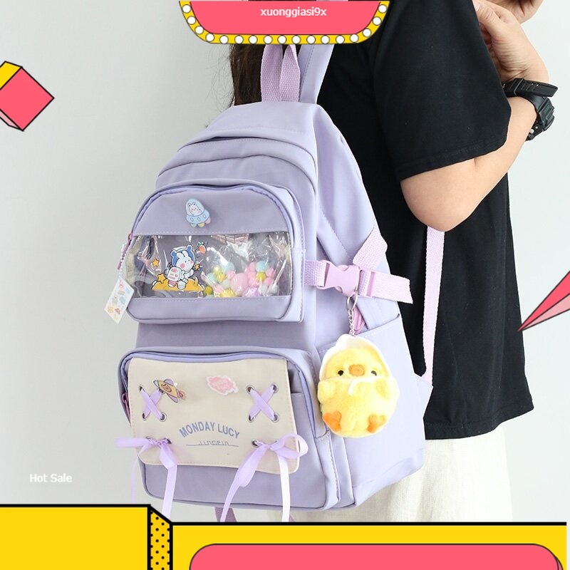 BALO ULZZANG Nữ BALO ĐI HỌC, BALO HOT TREND - NƠ KIRUNA