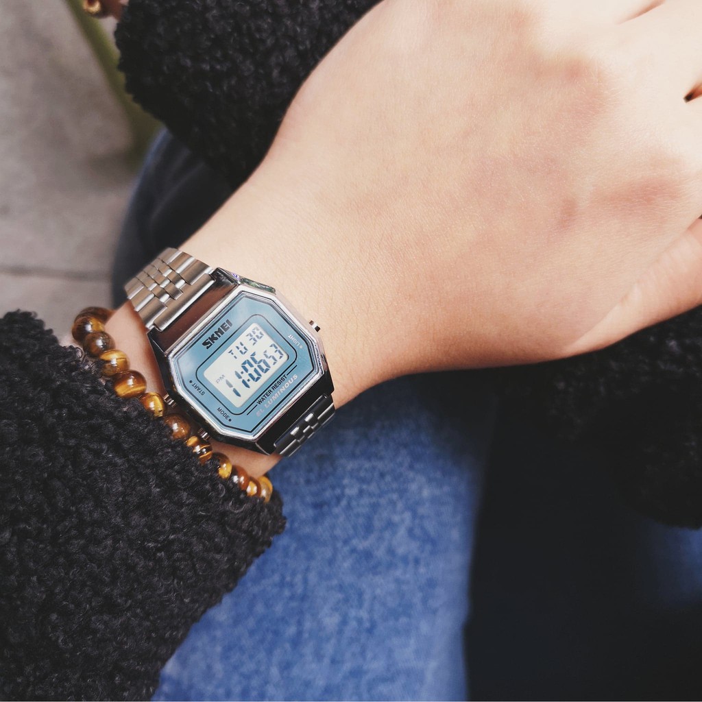 (CHÍNH HÃNG) Đồng Hồ Nữ SKMEI 1345 mặt số điện tử nhỏ xinh | BigBuy360 - bigbuy360.vn