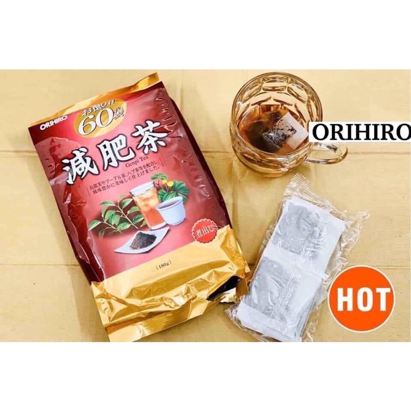 [ Chính Hãng Nhật ] Trà Genpi Orihiro Giảm Mỡ Bụng, Giảm Cân , Tiêu Hóa, Cải Thiện Mức cholesterol , chống lão hóa