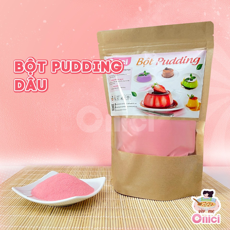 SET LÀM PUDDING TRỨNG, DÂU, SOCOLA, MÔN,MATCHA