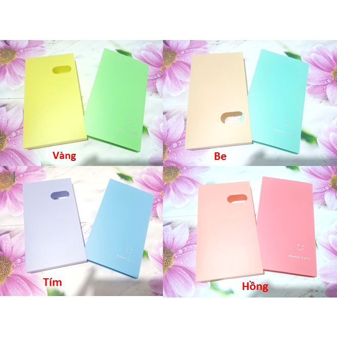 sổ đựng card đựng được 240 ảnh dạng hộp