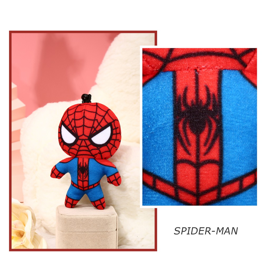 Móc khóa Miniso hình Spider-man Marvel (Đỏ) - Hàng chính hãng