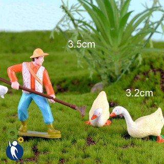 Con Vịt 3.2x3.5cm, Mô hình mini trang trí