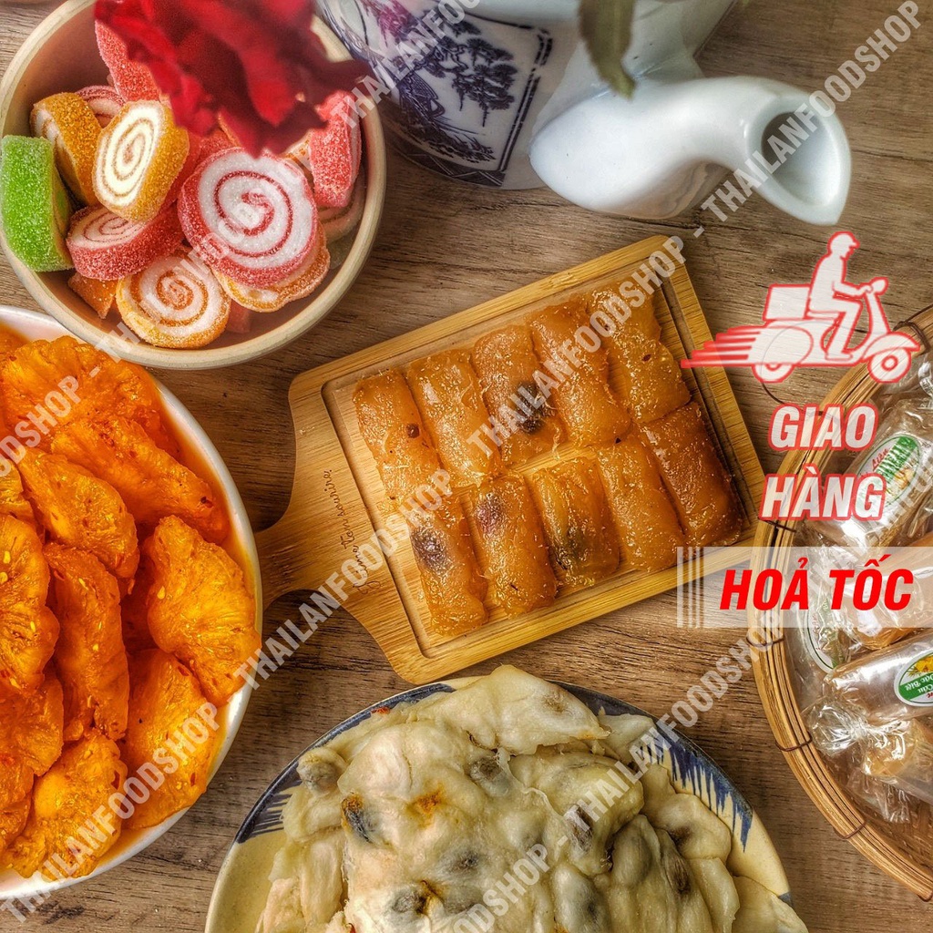 Mứt Mãng Cầu Ghép Thơm Lon 300Gram (Mứt Mãng Cầu Thơm/ Mứt Mãng Cầu Quấn)