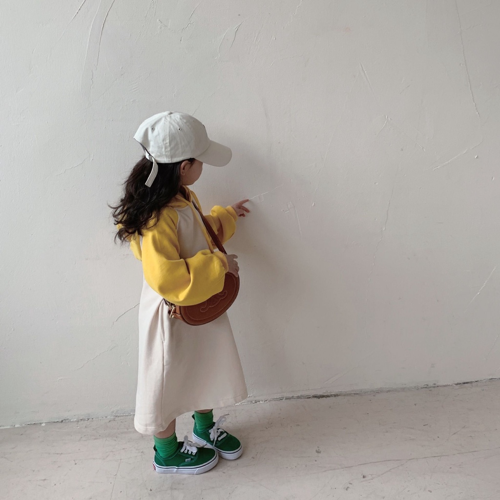 Áo Sweater Cotton Màu Tương Phản Tay Dài Thời Trang Xuân Thu Cho Nữ