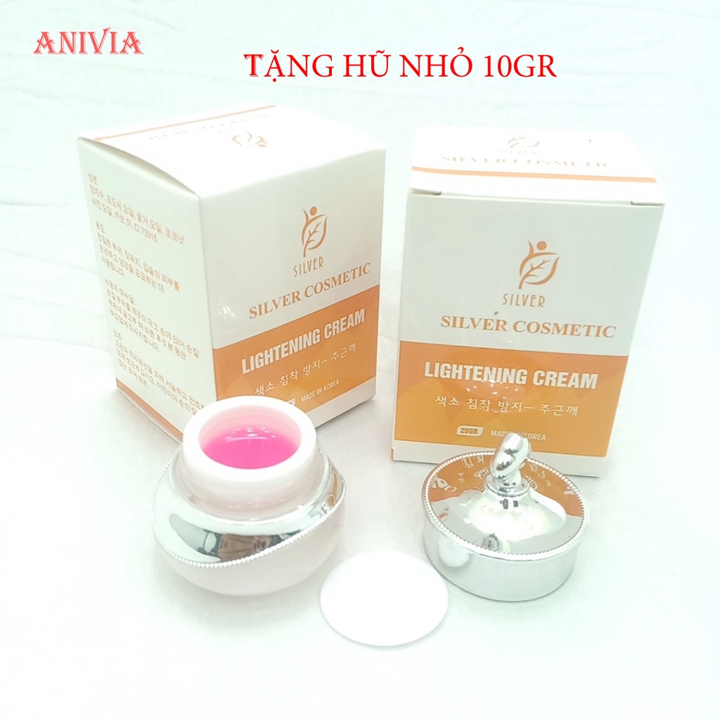 Kem Làm Hồng Nhũ Hoa Và Vùng Kín Hàn Quốc - Kem Hồng Môi SILVER ANIVIA - Trẻ Hóa Vùng Kín Như Gái 18