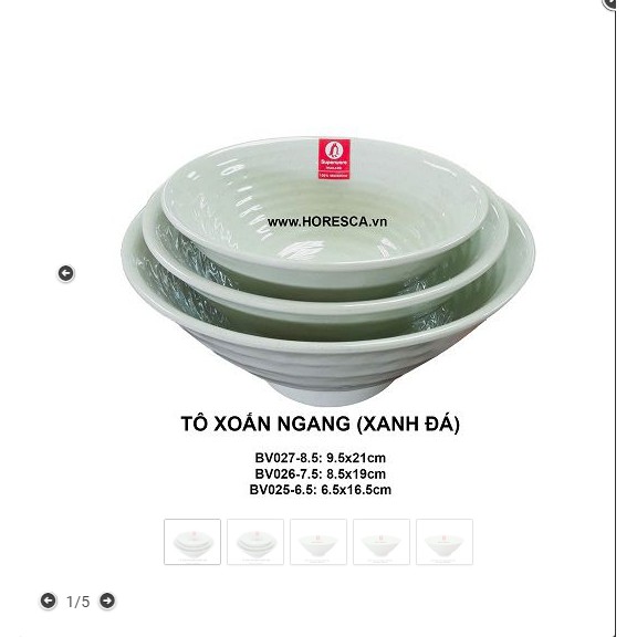 BV025-6.5 Tô xoắn ngang 6.5(Xanh Đá)