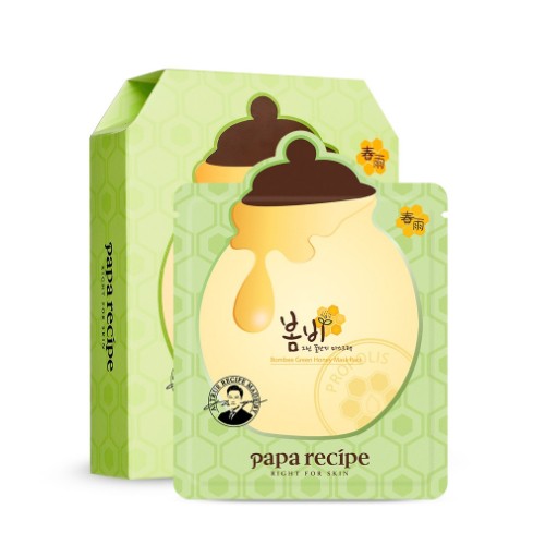 PAPA RECIPE (Hàng Mới Về) Set 10 Mặt Nạ Dưỡng Da Chiết Xuất Mật Ong 25g