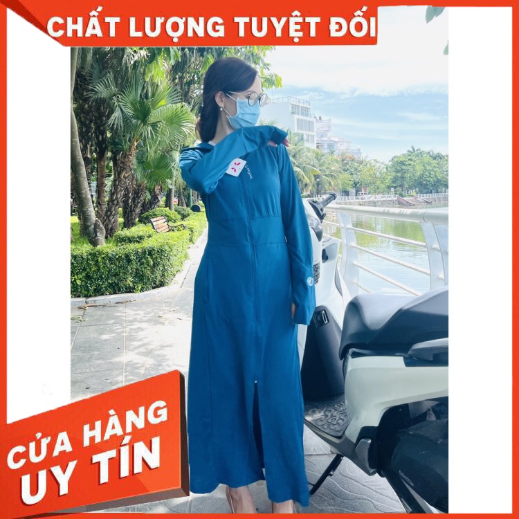 Áo Choàng Chống Nắng V968-Đai Cạp Thiết Kế Cải Tiến-Vải Thơm-Chống Tia UV Hiệu Quả Cao-Có Khóa Túi-Giá Rẻ Tại Xưởng | BigBuy360 - bigbuy360.vn