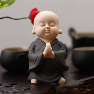 bộ 4 chú tiểu gốm sứ cao cấp