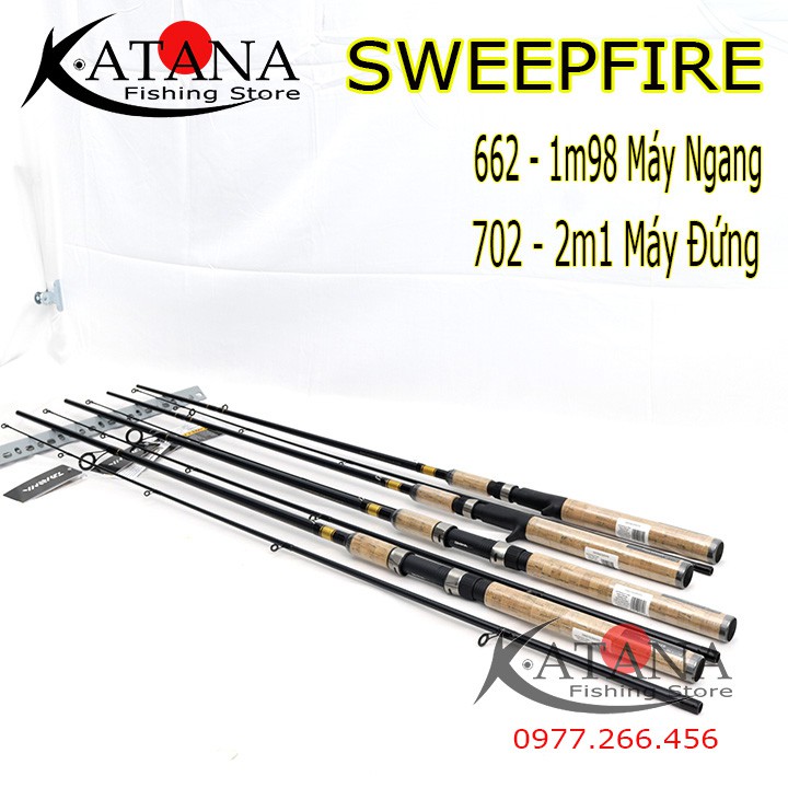 Cần Câu Lure Chính Hãng - DAIWA SWEEPFIRE - 1m98 2m1