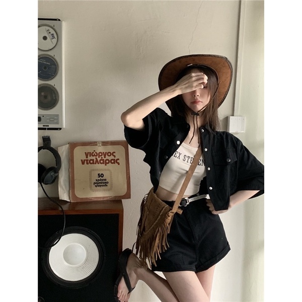 SÉT KAKI 3 MÓN ÁO IN