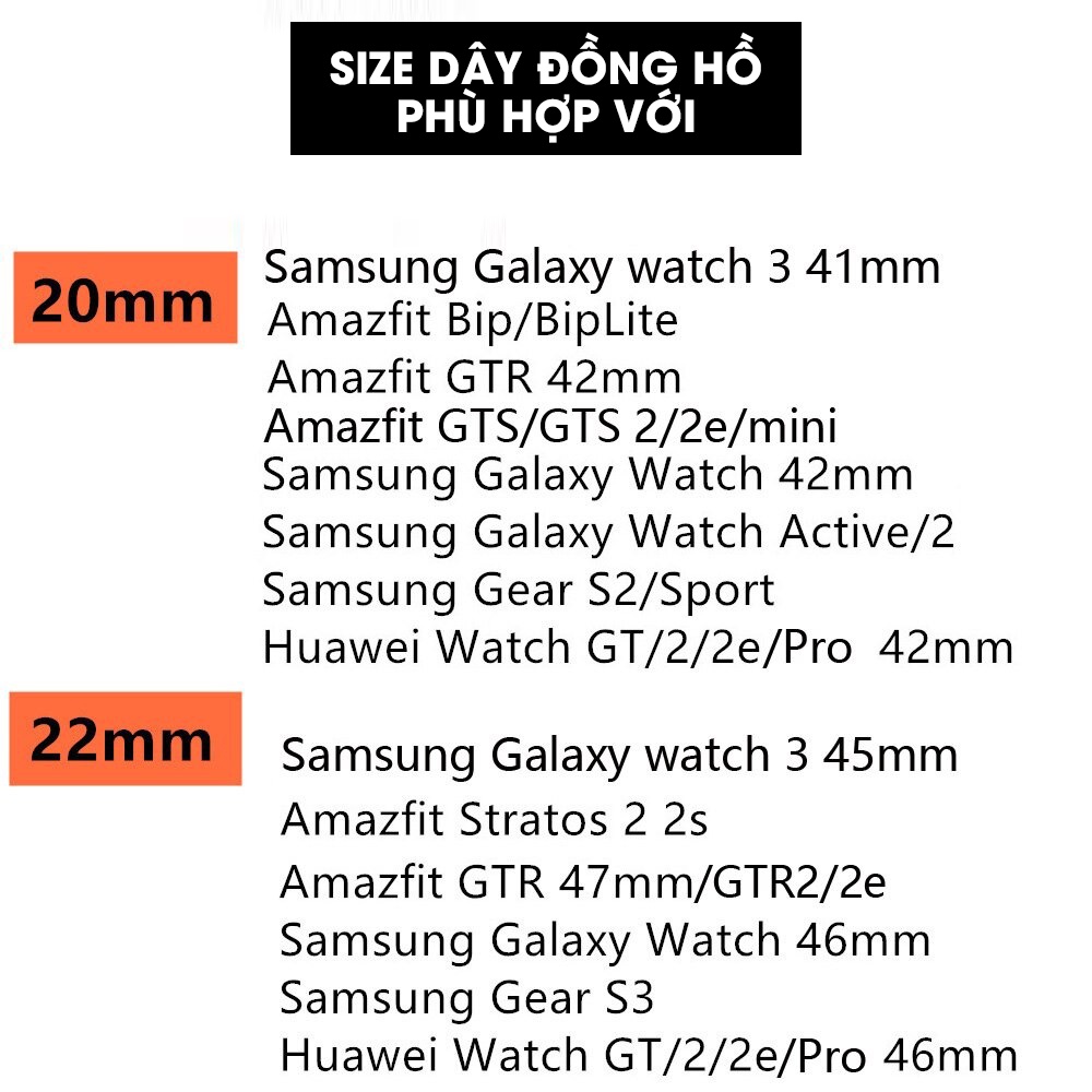 Dây silicon 2 màu thiết kế lỗ thoáng khí quickfit release 20mm cho đồng hồ Samsung Huami Huawei Garmin