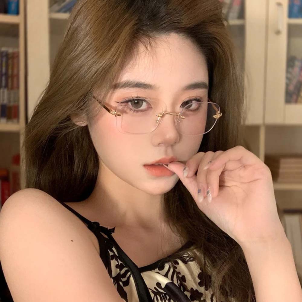 Kính Mát Không Gọng Chống Tia Sáng Xanh Thời Trang Hàn Quốc Cho Nam Nữ