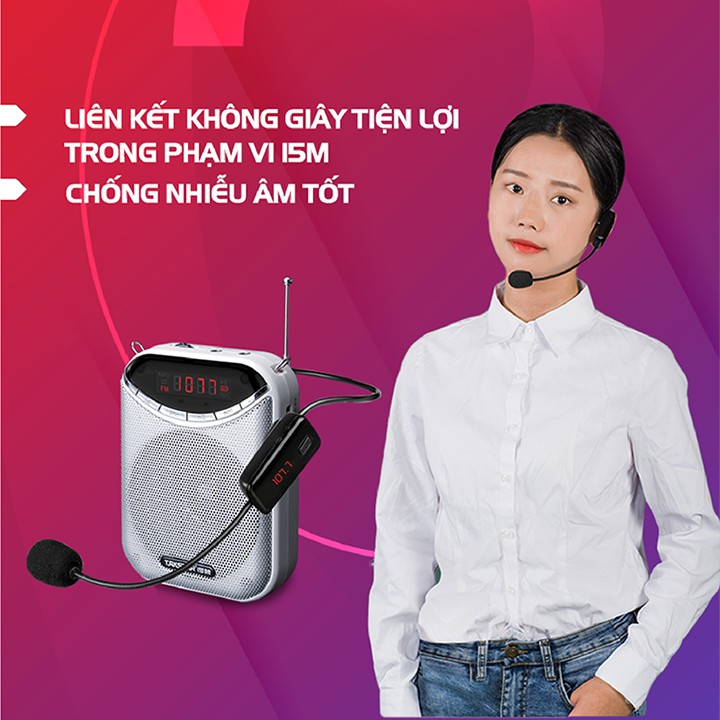 【Chính hãng】Takstar E190M Loa mic máy trợ giảng cao cấp không dây, FM, Giáo viên, hướng dẫn viên, bán hàng