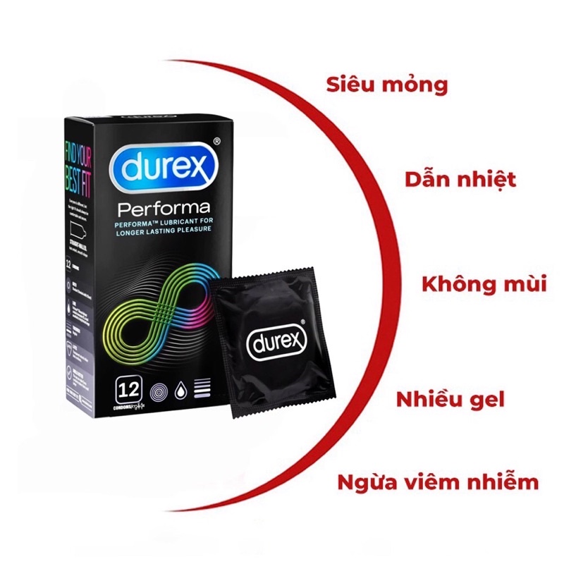 Durex Performa Bao cao su kéo dài thời gian quan hệ