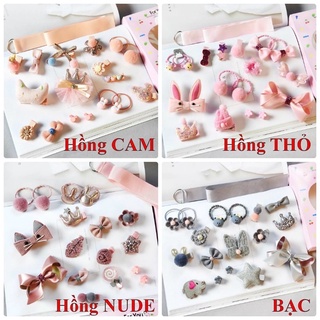 Nơ tóc bé gái-sét kẹp tóc 18 món đáng yêu cho bé