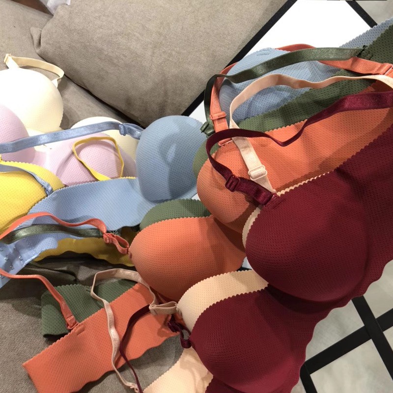 Áo Lót Su Quả Ngang Đệm Bàn Tay 2cm Đẩy Ngực, Thông Hơi Thoáng Mát mã 152