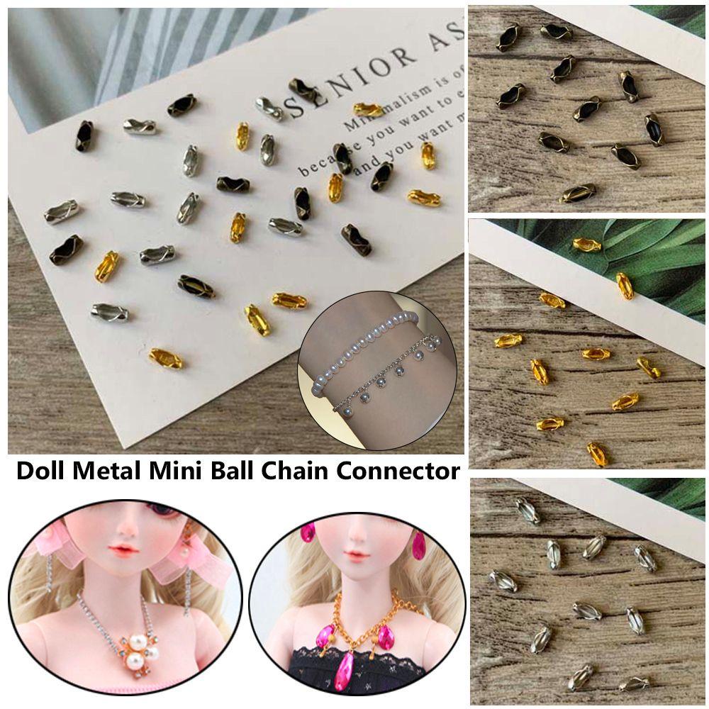 RAINBOW Set 10 Khóa Kim Loại 6 * 2mm Dùng Làm Đồ Trang Sức Thủ Công