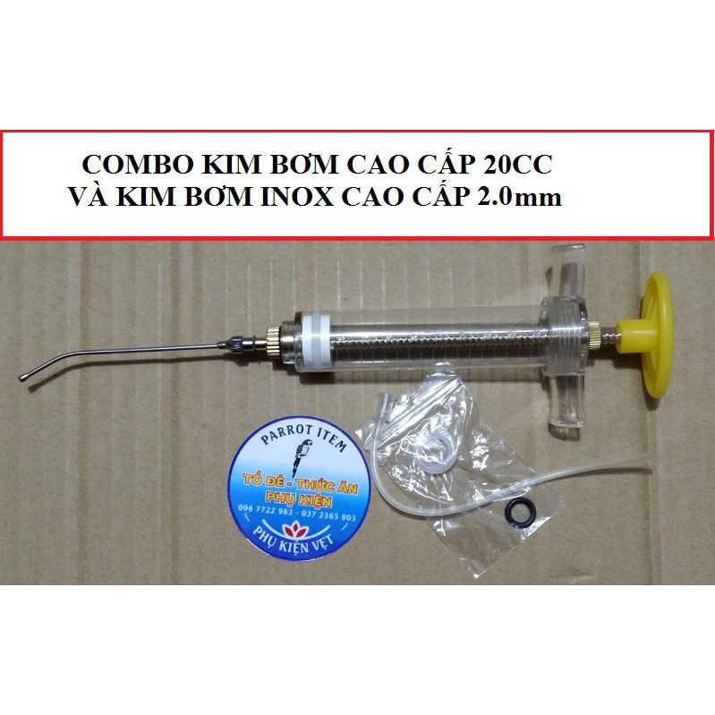 COMBO KIM BƠM CAO CẤP VÀ ỐNG ĐÚT VẸT NON