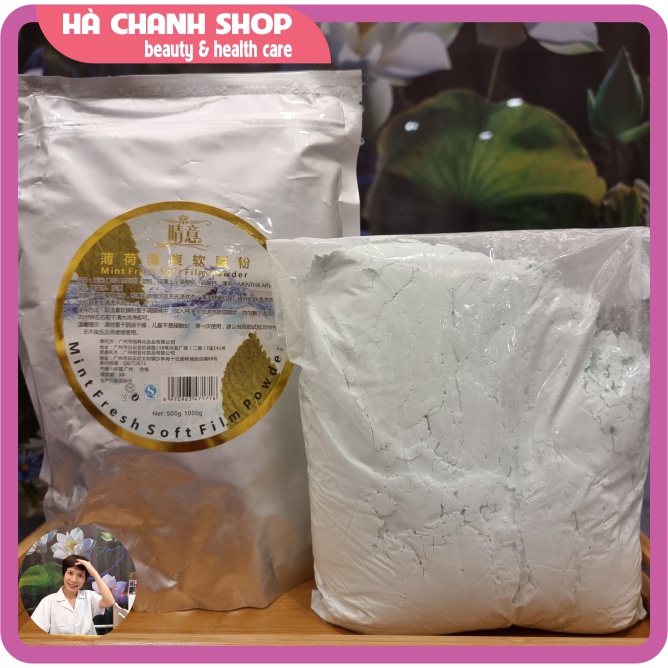 Mặt Nạ Bạc Hà Dẻo Hương Thơm Bạc Hà Tươi Mát Thư Giãn Dễ Chịu Mặt Nạ Bột Dẻo Chuyên Dùng Cho Spa Thẩm Mỹ Viện