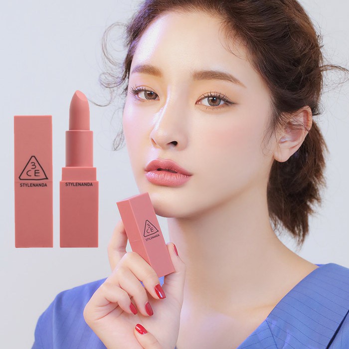 [Chuẩn Auth] Son lì 3CE Mood Recipe Matte Lip Color #218 Mirrorlike : Hồng Nude