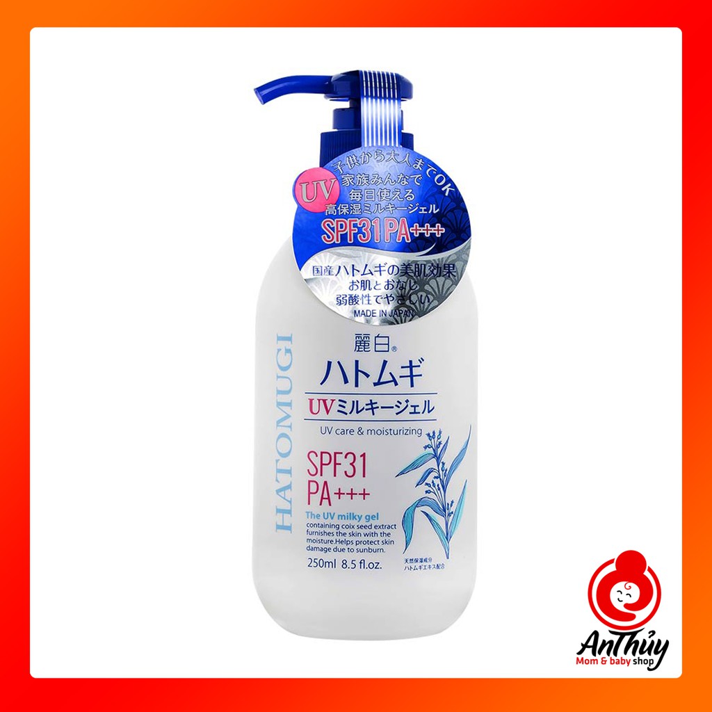 Sữa dưỡng thể chống nắng chiết xuất từ hạt Ý dĩ Kumano Hatomugi 250ml