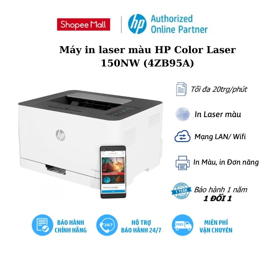 Máy in laser màu HP Color Laser 150NW