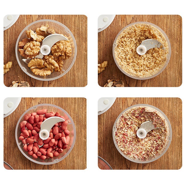 Máy xay tỏi ớt tiện dụng 250ml – Có cổng sạc usb