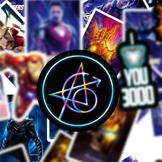 Bộ 50 Miếng Dán Trang Trí Phong Cách Marvel Độc Đáo