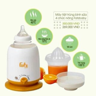 Máy hâm sữa 4 chức năng Fatz Baby