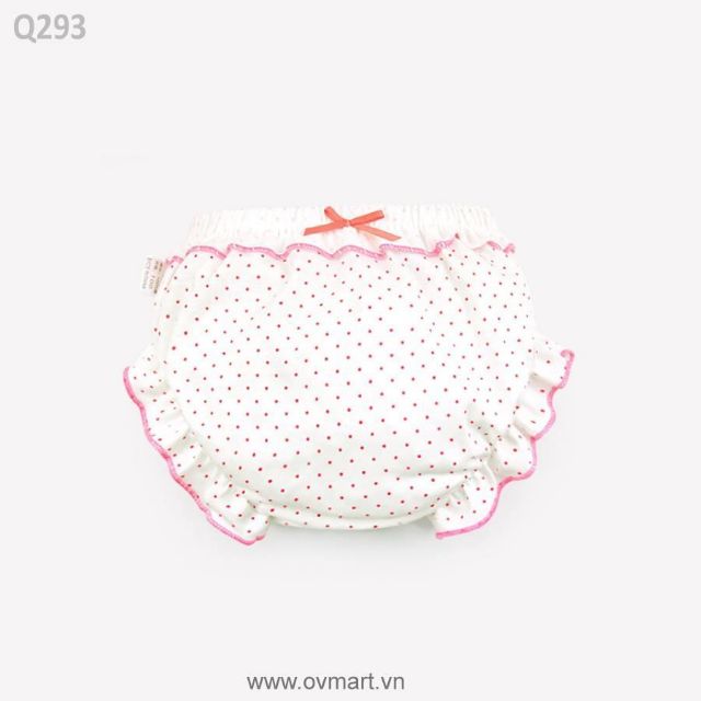 Quần chip cotton mềm mịn bo chun cho bé gái 9-21kg