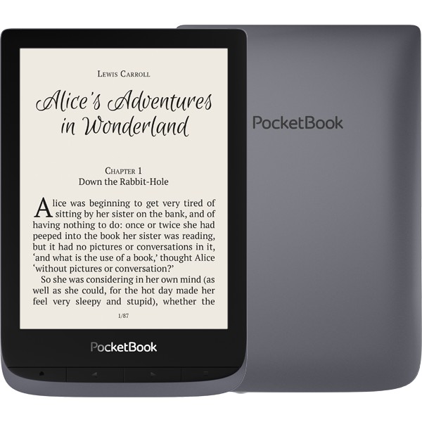 Máy đọc sách PocketBook - Touch HD 3, 6 inch, 300dpi, 155g,chống nước, có đèn vàng, phí