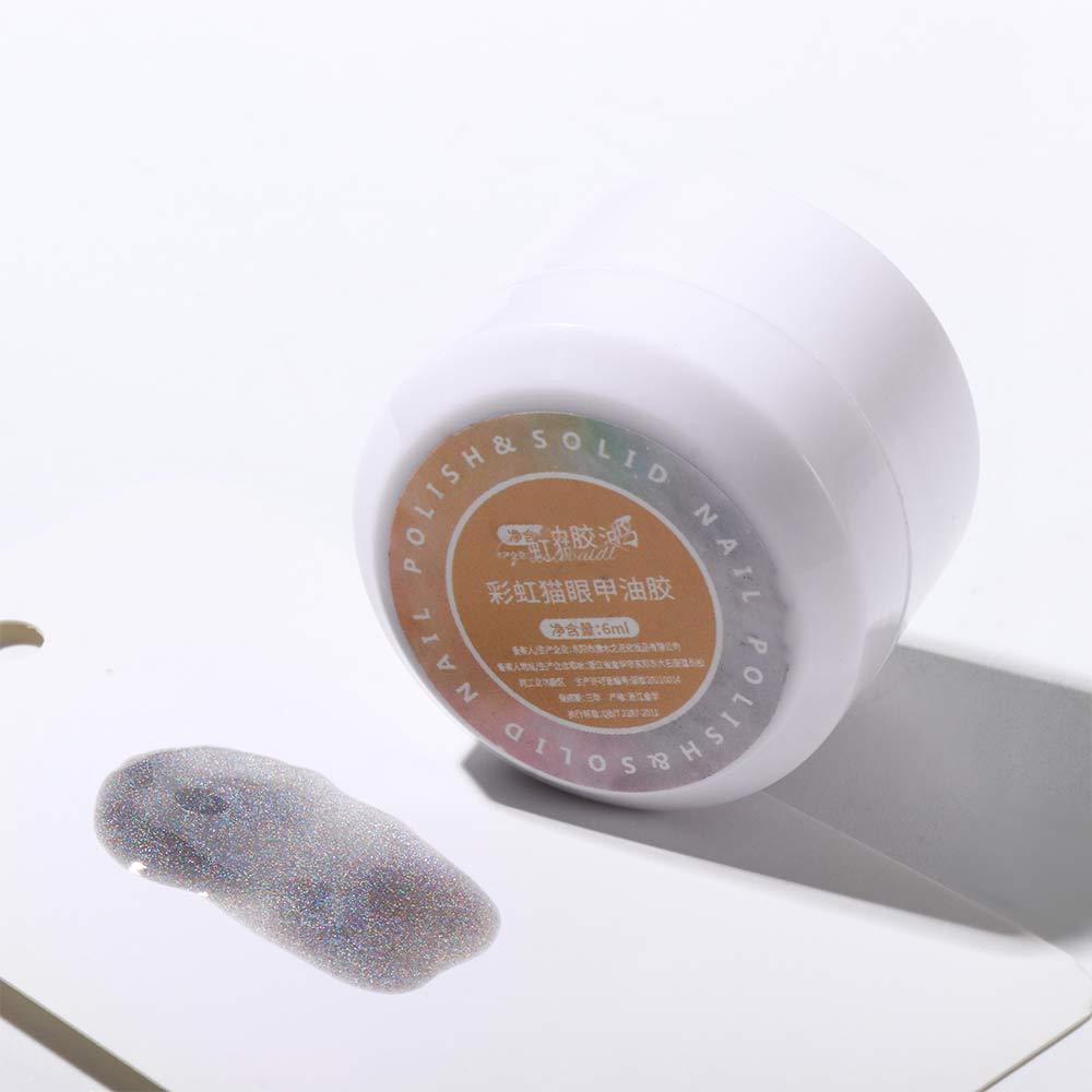 OCEANMAP Sơn Móng Tay Mắt Mèo Màu Cầu Vồng Không Gây Kích Ứng